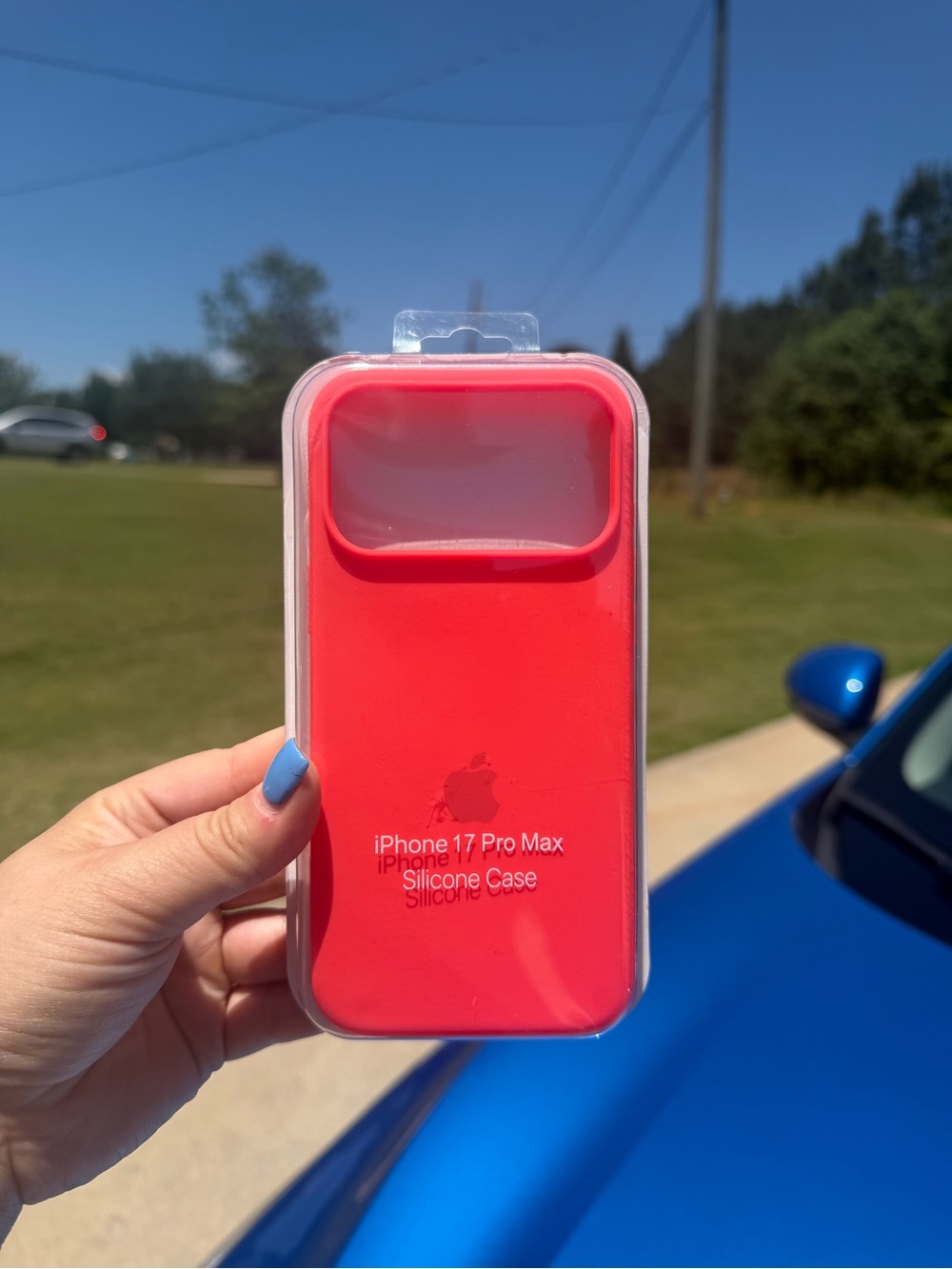 Apple Silicone iPhone 17 Pro Max Case - Coral